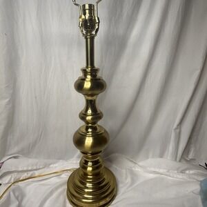 Vintage Stiffel Brass Table Lamp Baluster Urn Hollywood Regency MCM Heavy 29"
